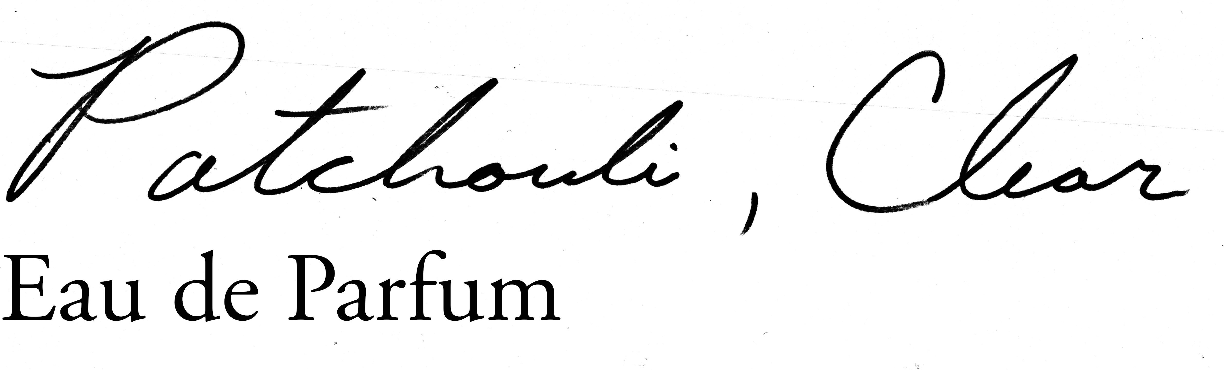Patchouli, Clear Eau de Parfum
